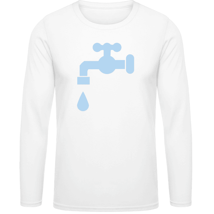 Water Tap Camicia a maniche lunghe contain pic