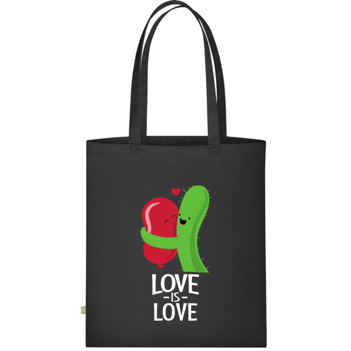 Love Is Love Cactus And Balloon Stoffen tas 0 image
