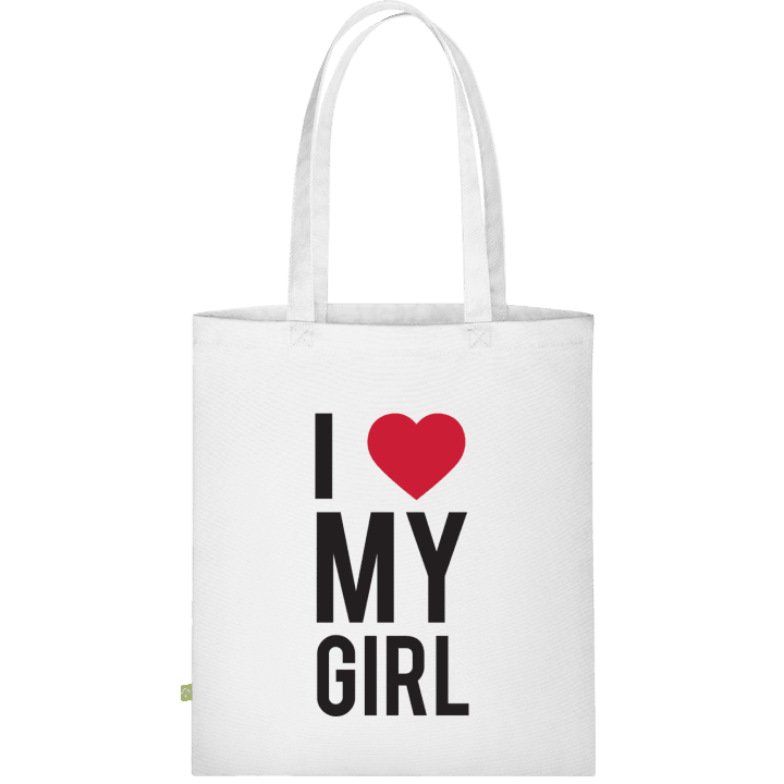 I Love My Girl Väska av tyg contain pic