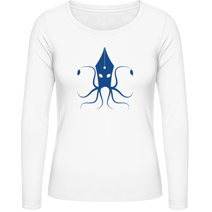 Pen Octopus Langermet skjorte for kvinner contain pic