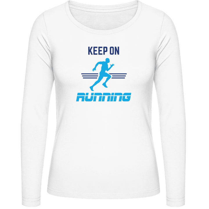 Keep On Running Langermet skjorte for kvinner contain pic