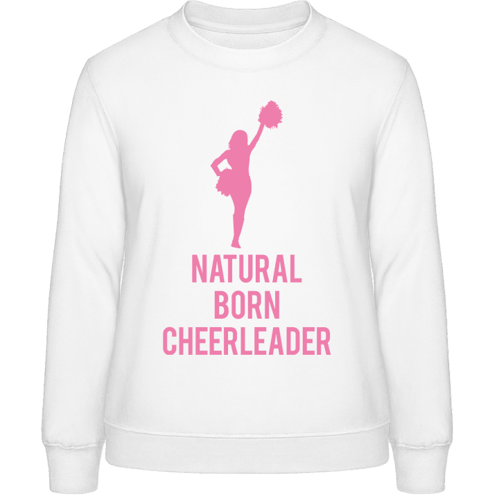Natural Born Cheerleader Sweatshirt för kvinnor contain pic