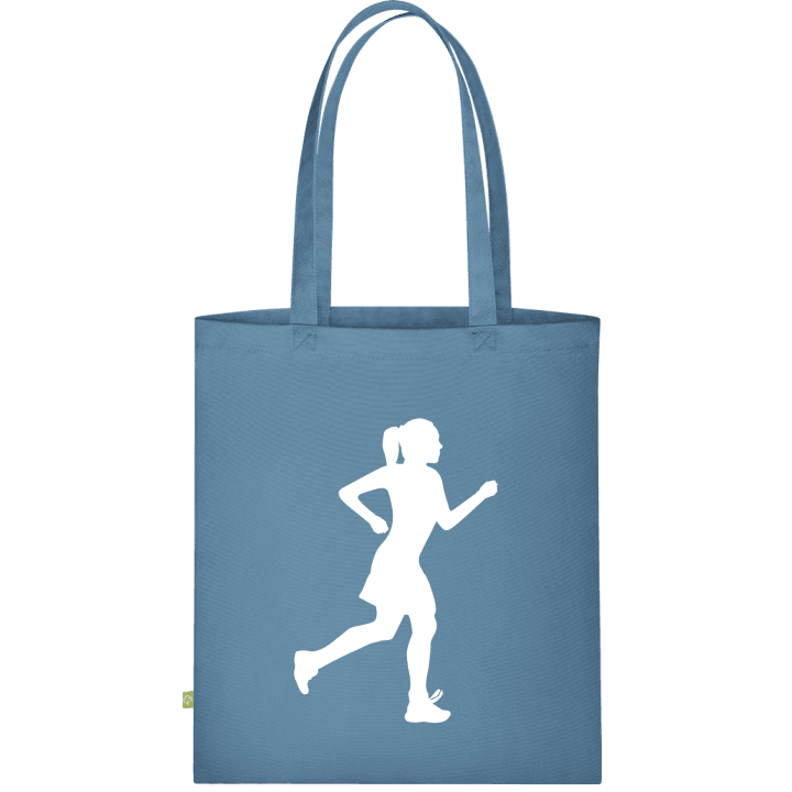 Jogging Woman Väska av tyg contain pic