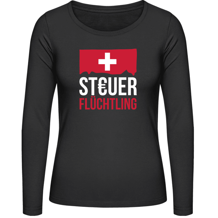 Steuerflüchtling Schweiz Frauen Langarmshirt contain pic