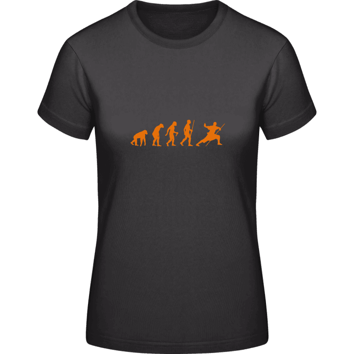 Kung Fu Evolution Frauen T-Shirt contain pic