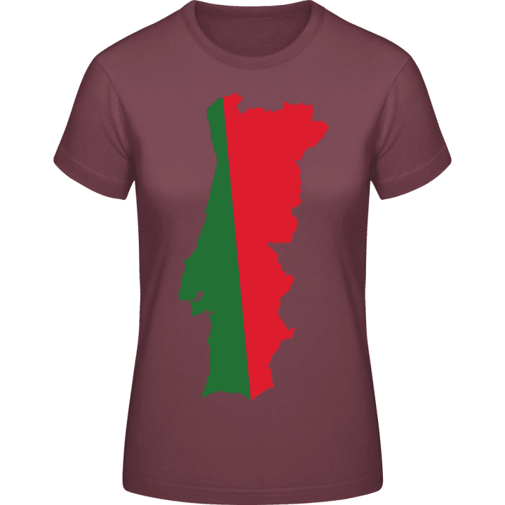 Portugal Flag T-skjorte for kvinner contain pic