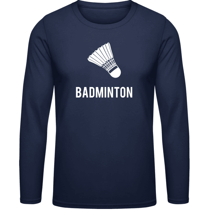 Badminton Design Long Sleeve Shirt contain pic