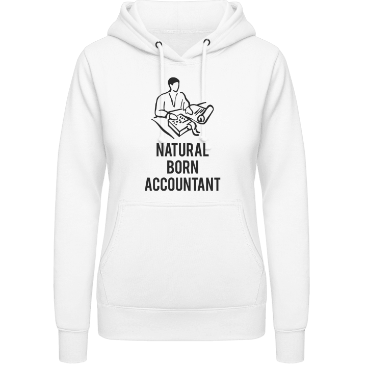 Natural Born Accountant Felpa con cappuccio da donna 0 image