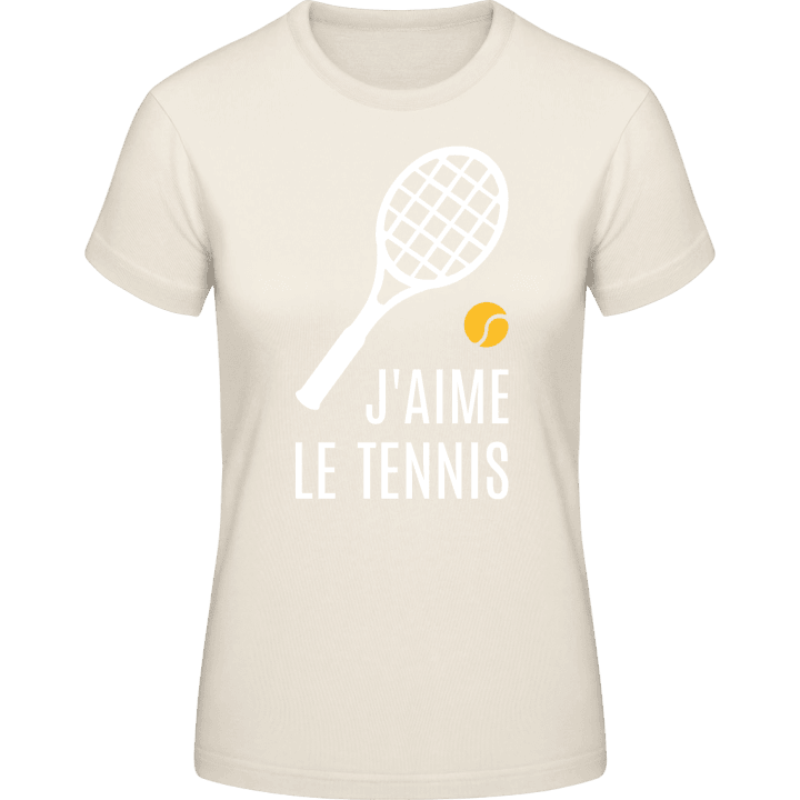 J'aime le tennis T-skjorte for kvinner contain pic
