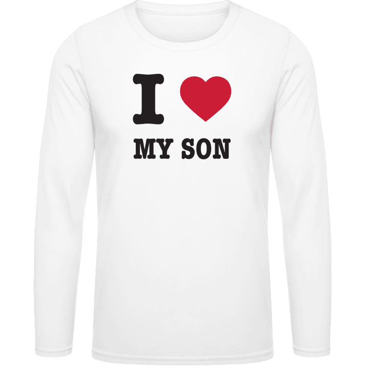 I Love My Son Langarmshirt 0 image
