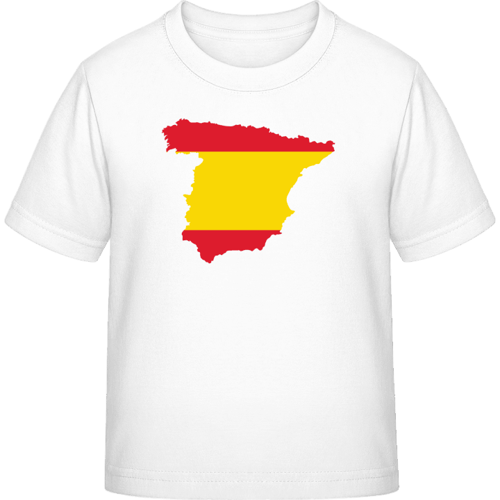 Spain Map T-shirt för barn contain pic
