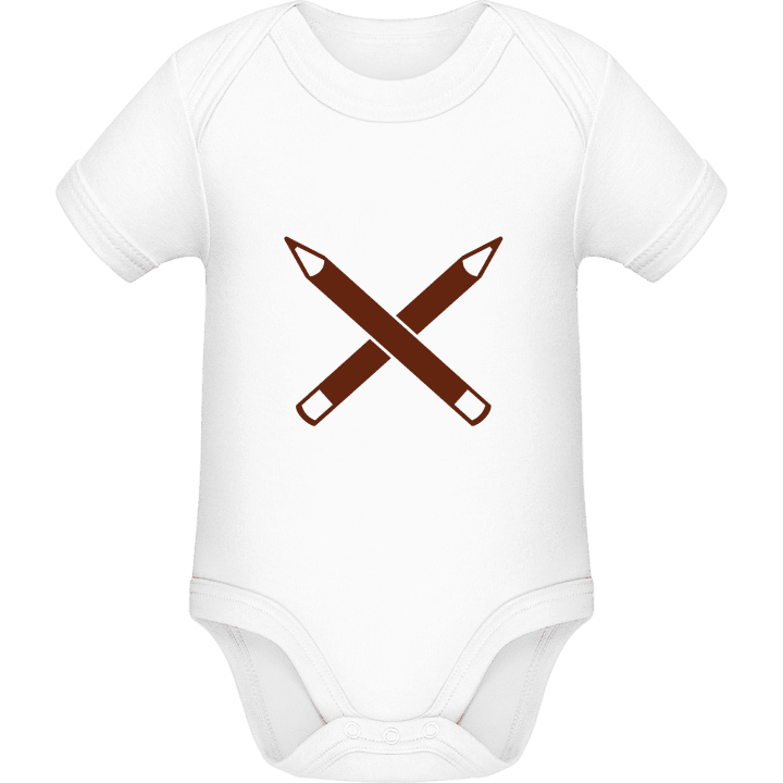 Crossed Pencils Baby romper kostym contain pic