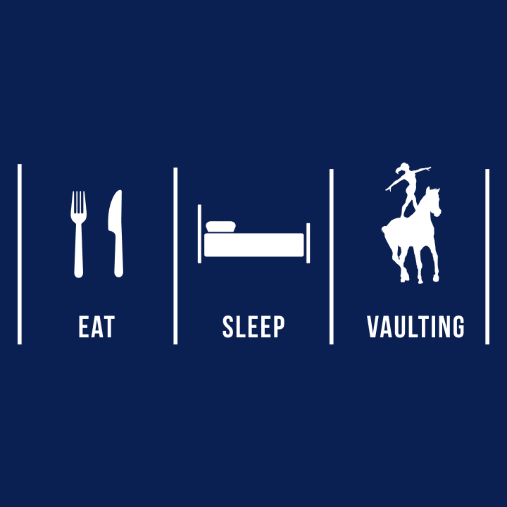 Eat Sleep Vaulting T-shirt för kvinnor 0 image