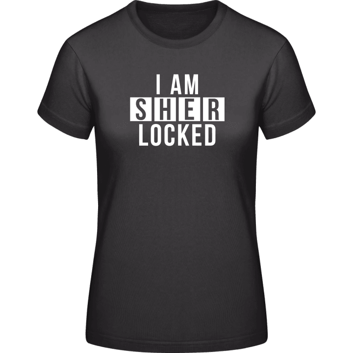 I am SHER LOCKED T-shirt för kvinnor 0 image