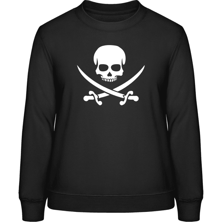 Pirate Skull With Crossed Swords Sweatshirt til kvinder 0 image