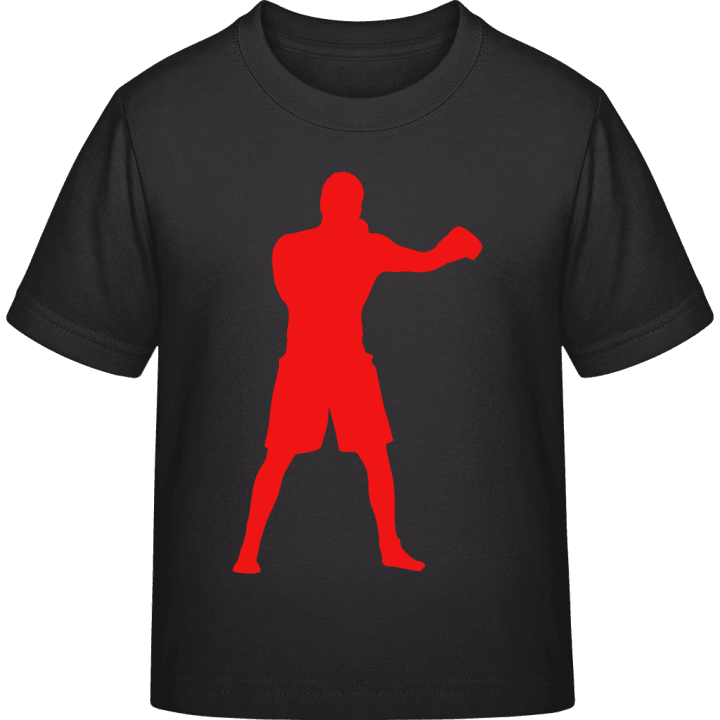 Boxer Silhouette Camiseta infantil contain pic