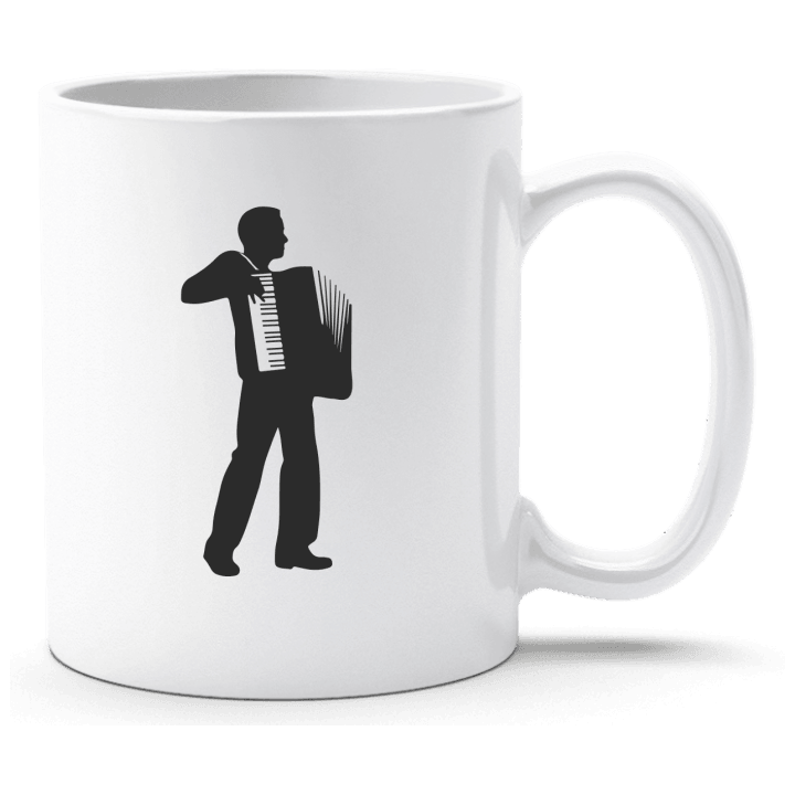 Accordion Player Silhouette Cup contain pic