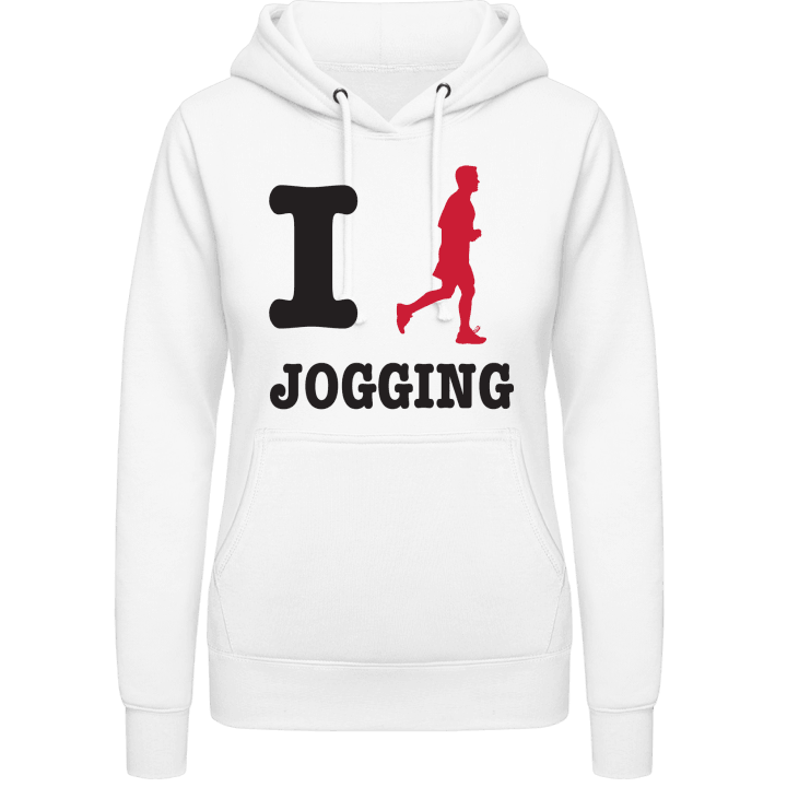 I Love Jogging Sudadera con capucha para mujer contain pic