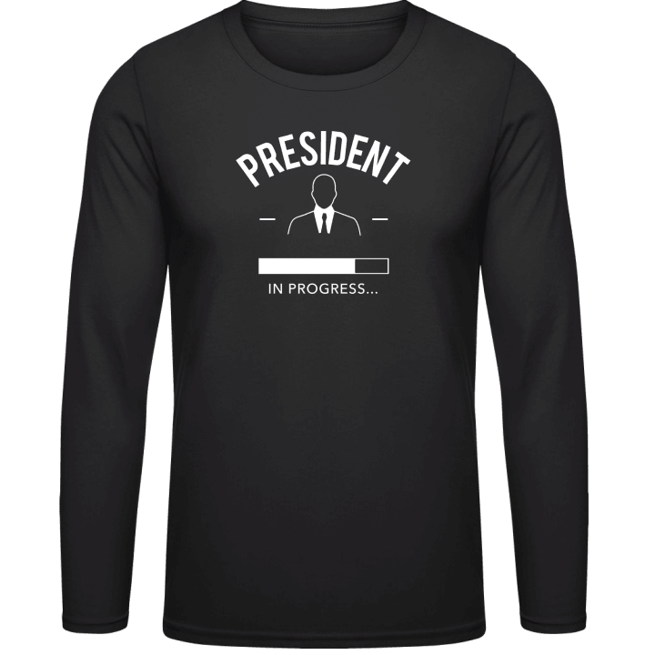 President in Progress Långärmad skjorta contain pic