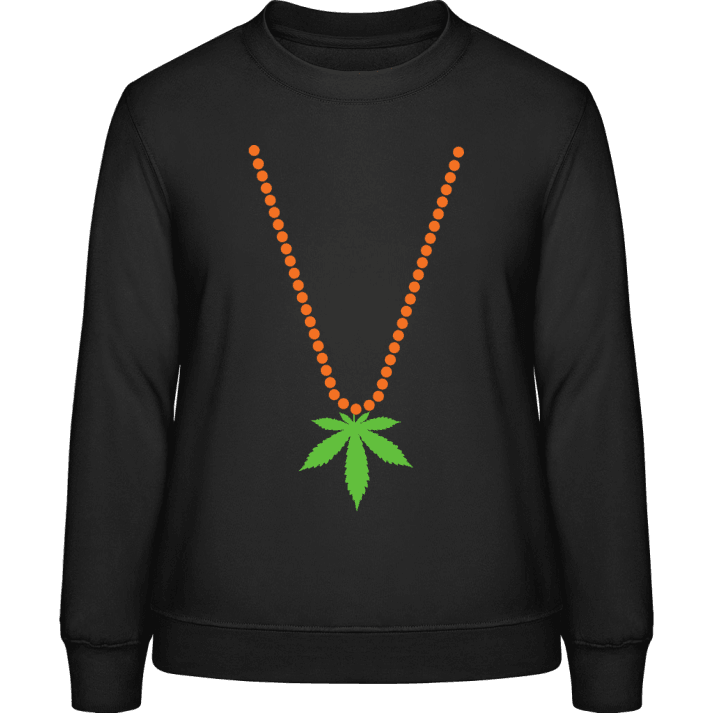 Weed Necklace Sweatshirt för kvinnor 0 image