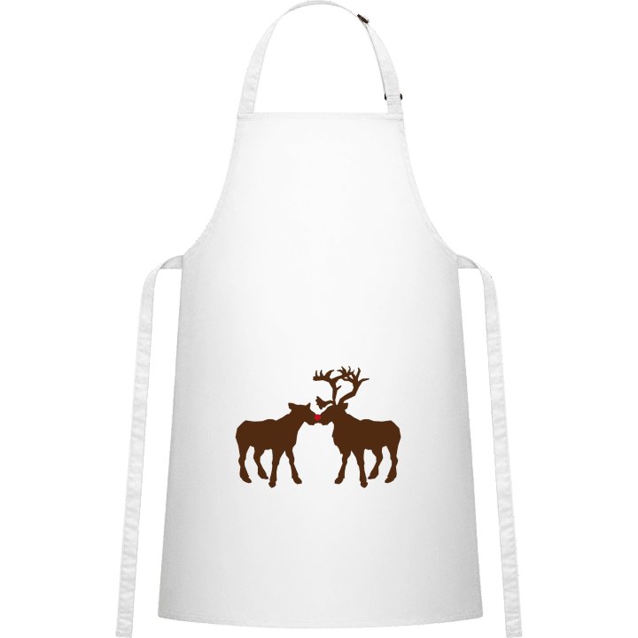 Red Nose Reindeers Kitchen Apron 0 image