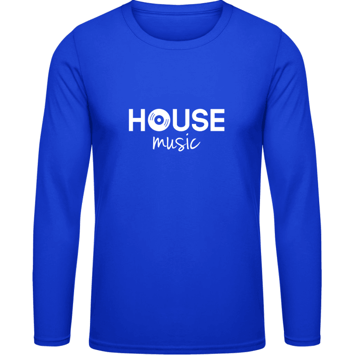 House Music Logo Shirt met lange mouwen contain pic