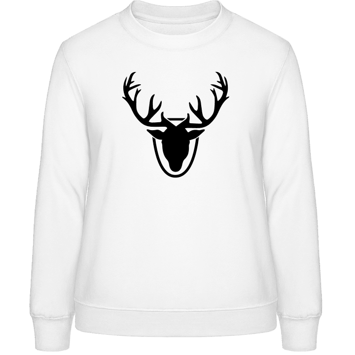 Antlers Trophy Silhouette Frauen Sweatshirt 0 image