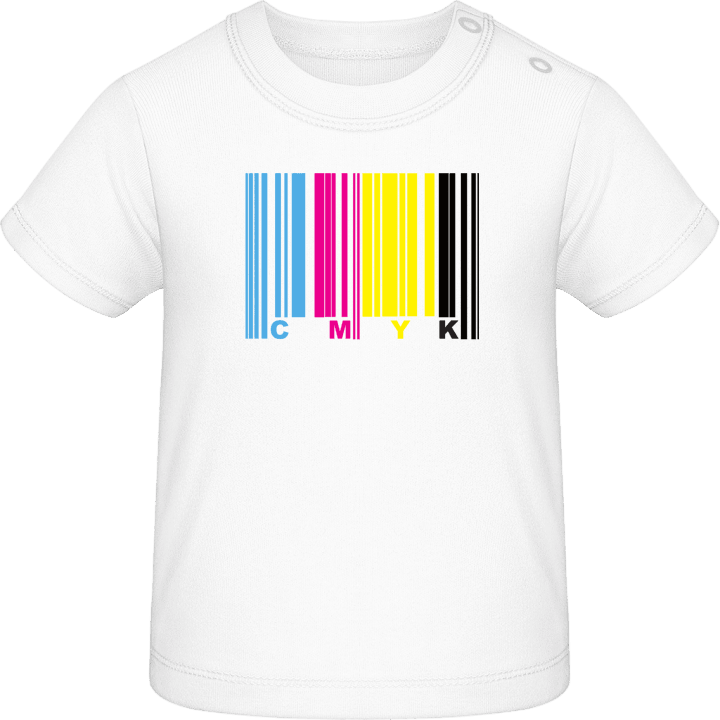 CMYK Barcode T-shirt för bebisar contain pic