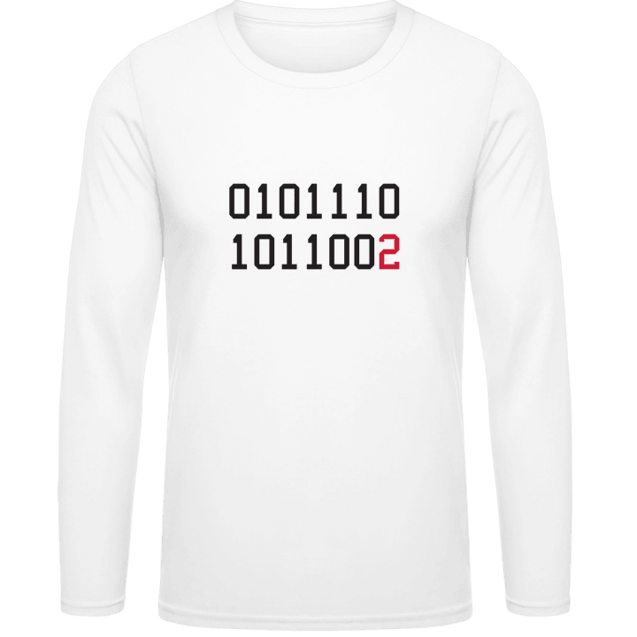 Binary Code Think Different Shirt met lange mouwen contain pic