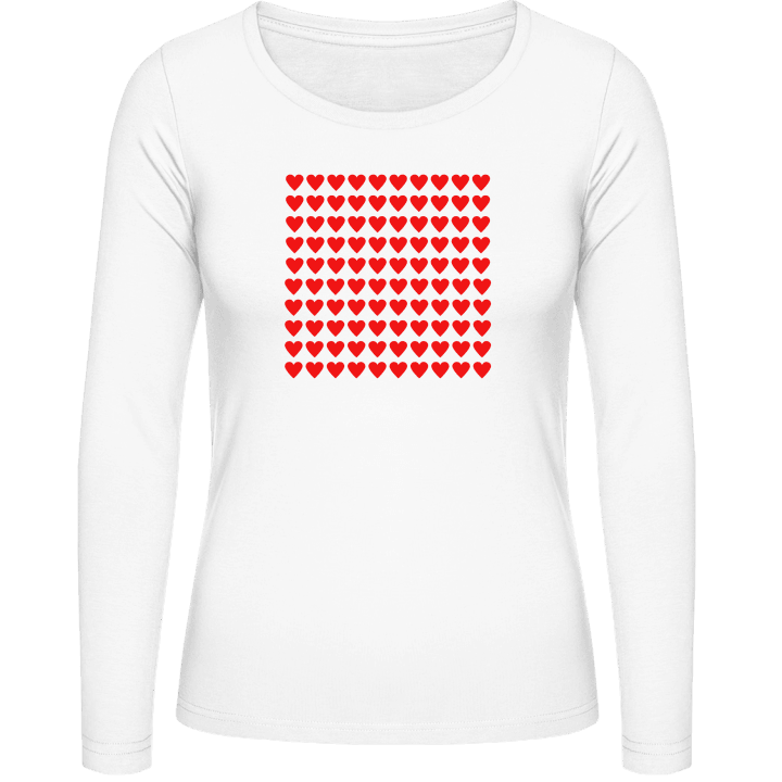 Hearts T-shirt à manches longues pour femmes contain pic