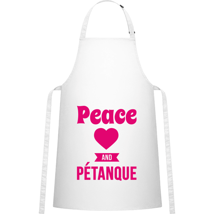 Peace Love Pétanque Delantal de cocina contain pic