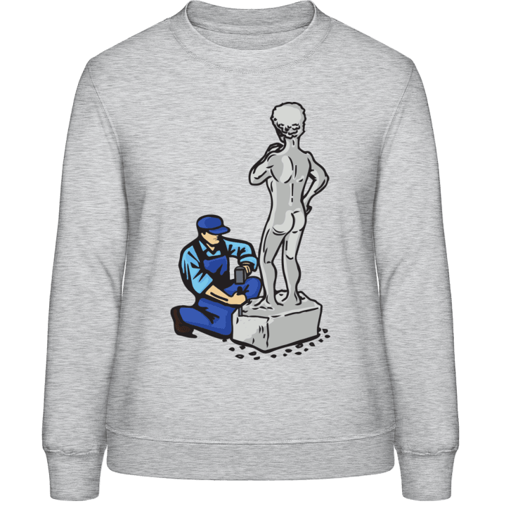 Sculptor Naked Man Vrouwen Sweatshirt contain pic