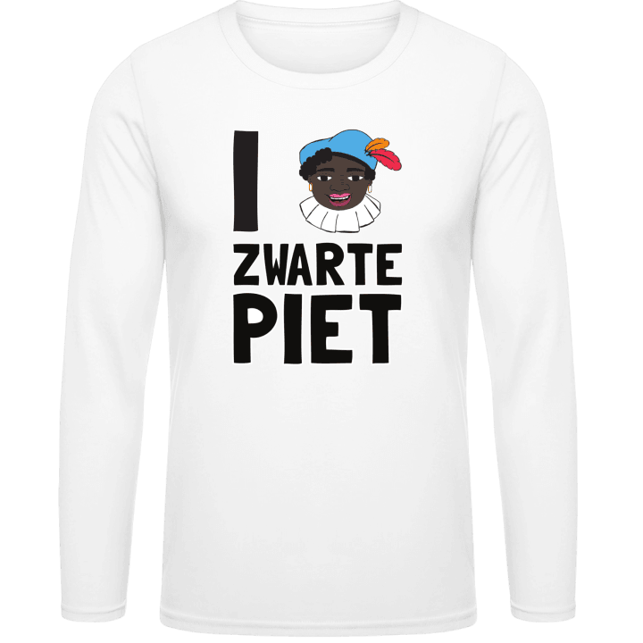 I Love Zwarte Piet Shirt met lange mouwen 0 image
