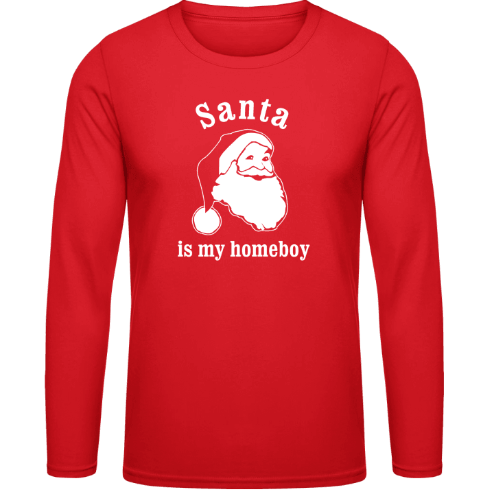 Santa Is My Homeboy Shirt met lange mouwen 0 image