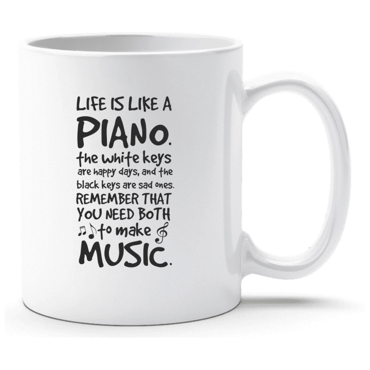 Life Is Like A Piano Cup 0 image