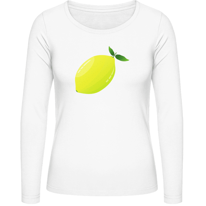 Citron T-shirt à manches longues pour femmes contain pic