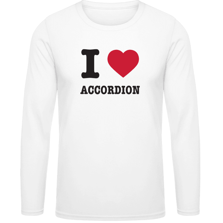 I Love Accordion Langermet skjorte contain pic