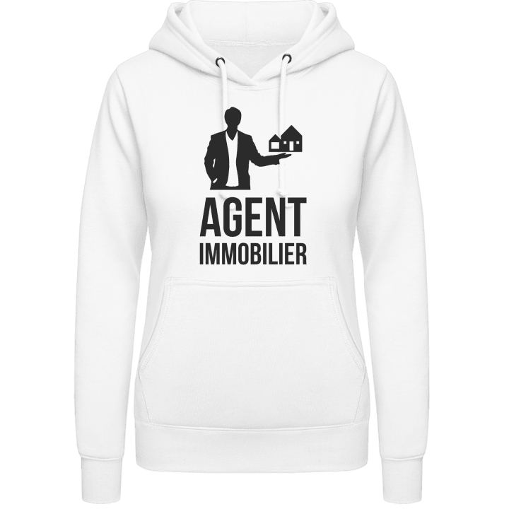 Agent immobilier Vrouwen Hoodie contain pic