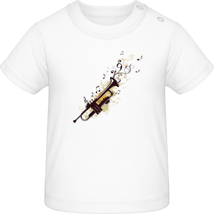 Trumpet Stylish Camiseta de bebé contain pic