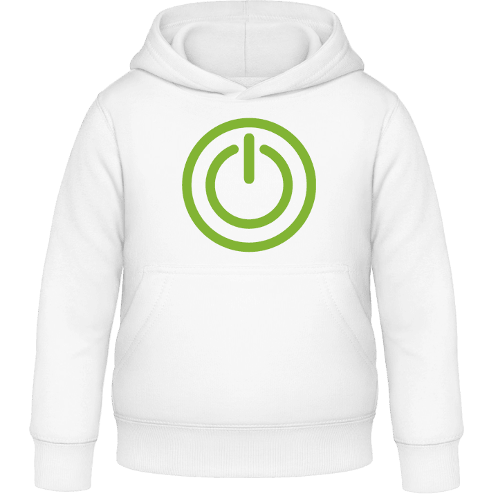 Power On Computer Button Kids Hoodie 0 image