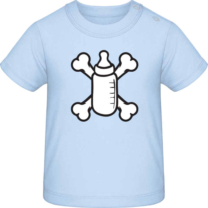 Milk And Crossbones T-shirt för bebisar contain pic