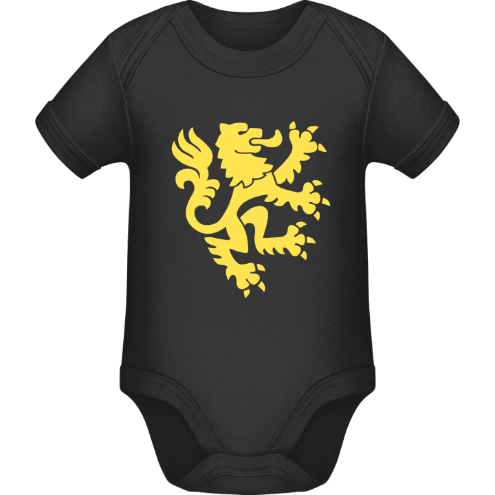Rampant Lion Coat of Arms Baby romper kostym contain pic