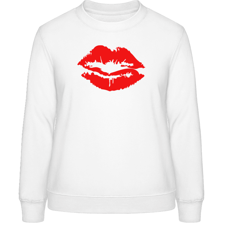 Kissing Lips Women Sweatshirt contain pic