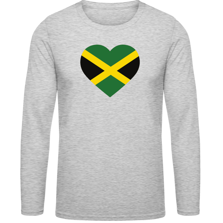 Jamaica Heart Flag Long Sleeve Shirt contain pic