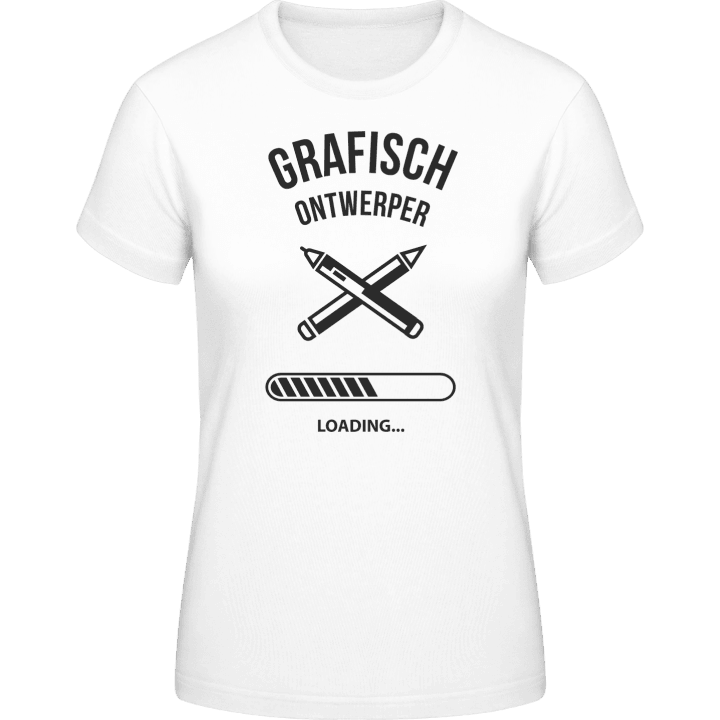 Grafisch ontwerper loading Vrouwen T-shirt contain pic