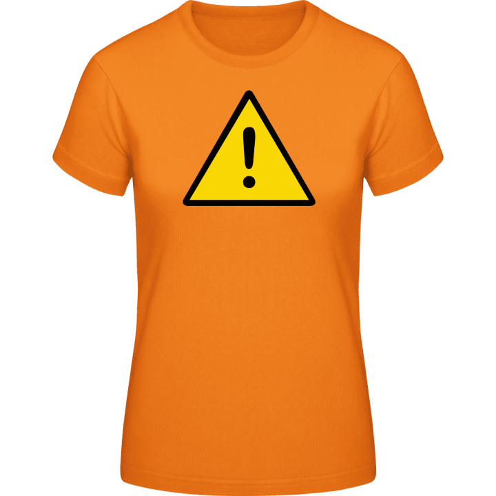 Warning Exclamation Frauen T-Shirt 0 image
