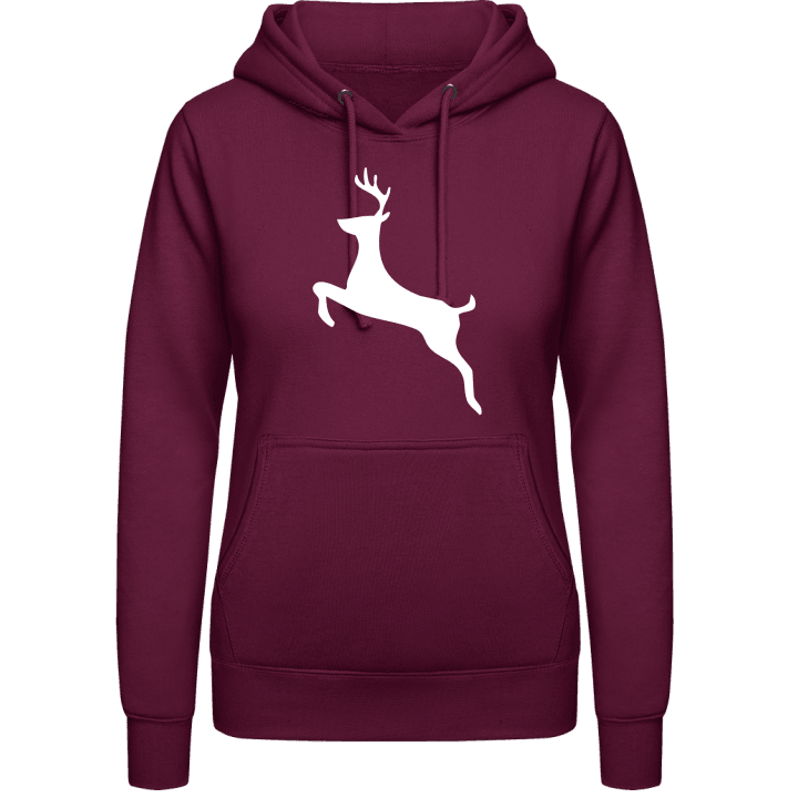 Deer Jumping Felpa con cappuccio da donna 0 image