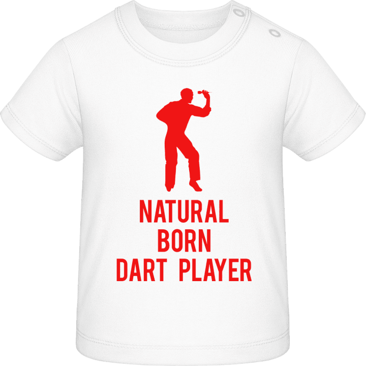 Natural Born Dart Player Baby T-skjorte contain pic