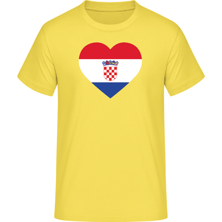 Croatia Heart Maglietta contain pic