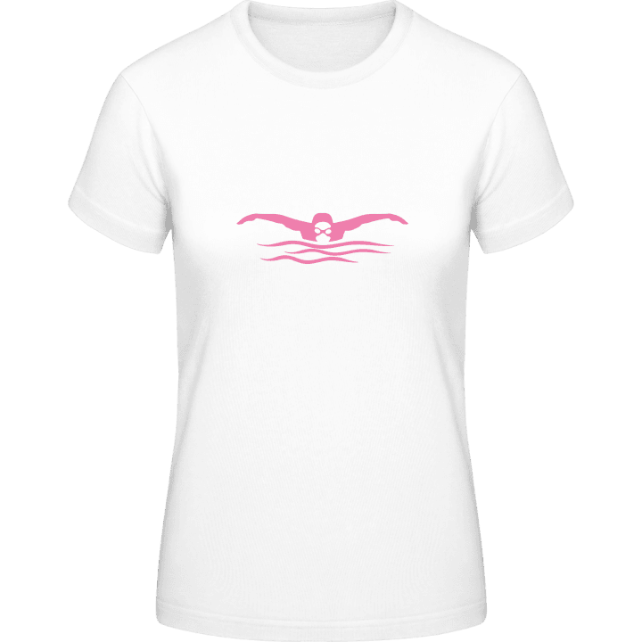 svømmetur Silhouette T-skjorte for kvinner 0 image